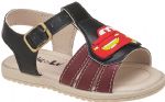 Sandalia Bebe 4665-492 Preto-Vermelho
