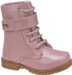 Coturno Infantil Verniz Rose